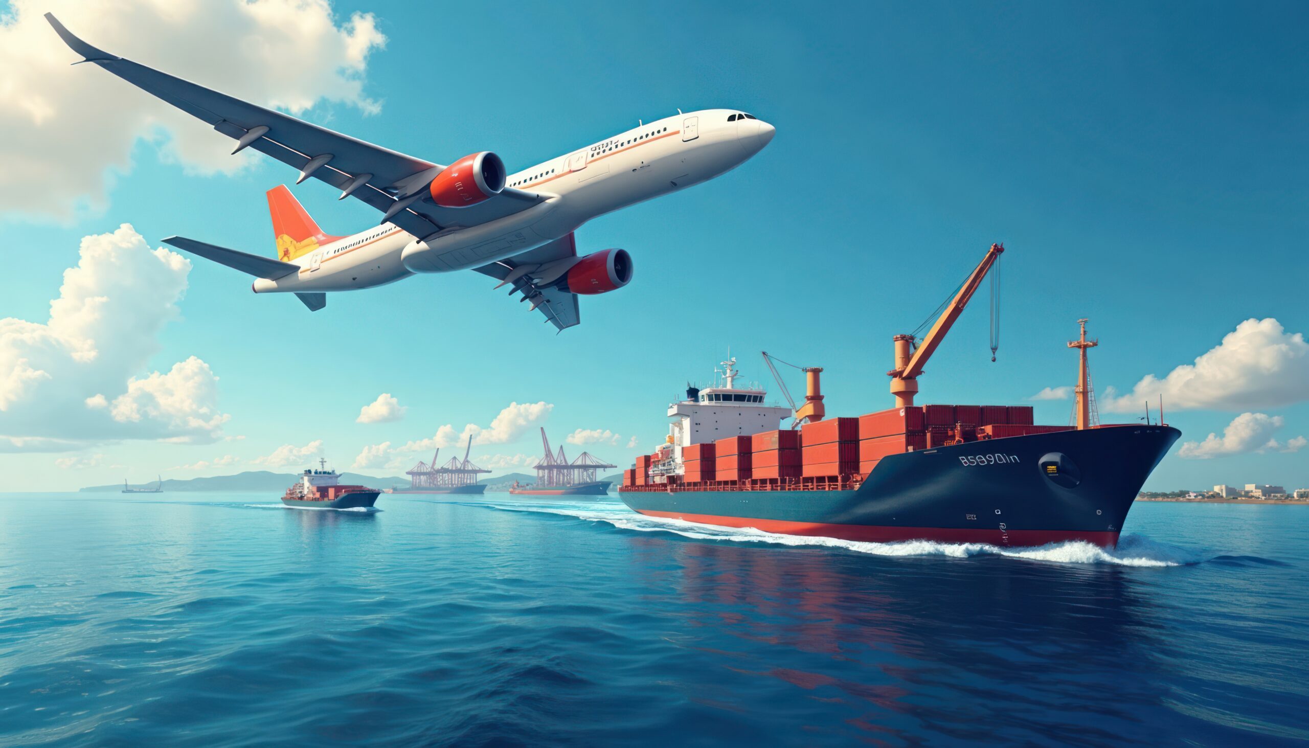 Transit maritime et aérien